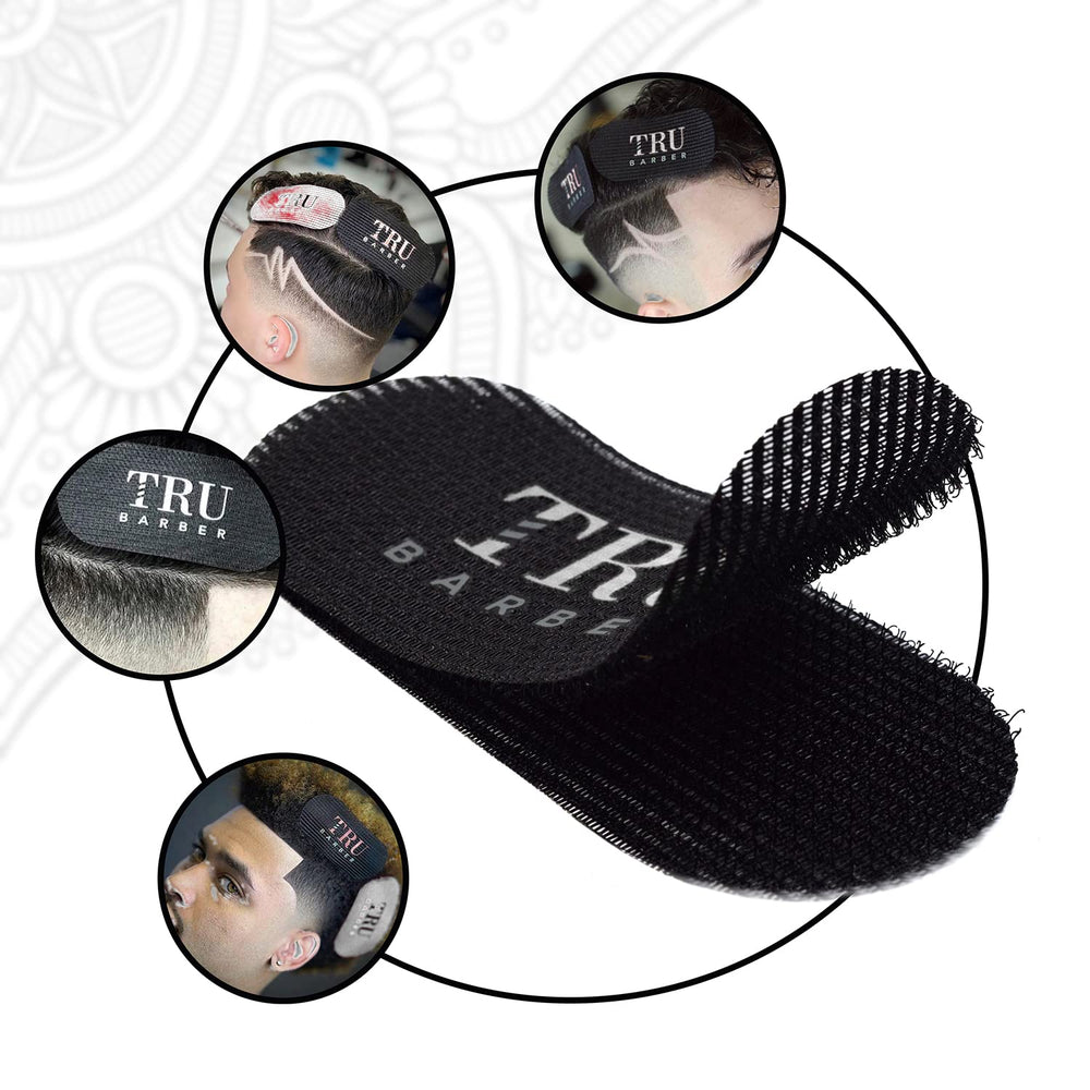 TRU BARBER clips-pelo versátiles-negro: funcionan con rizos, mechones finos o extensiones