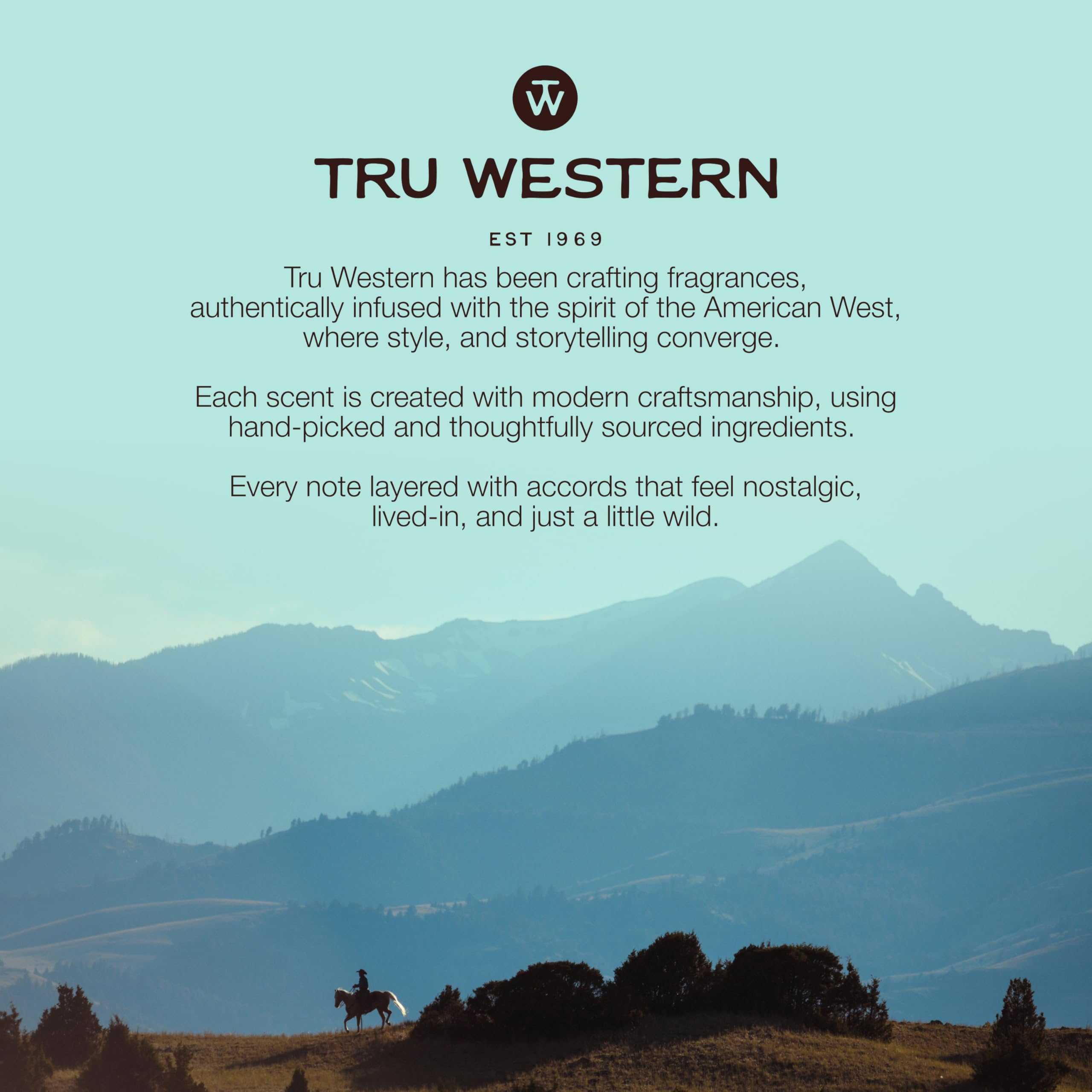 Escena exterior con Tru Fragrance Beauty Yellowstone Dusk para aventuras
