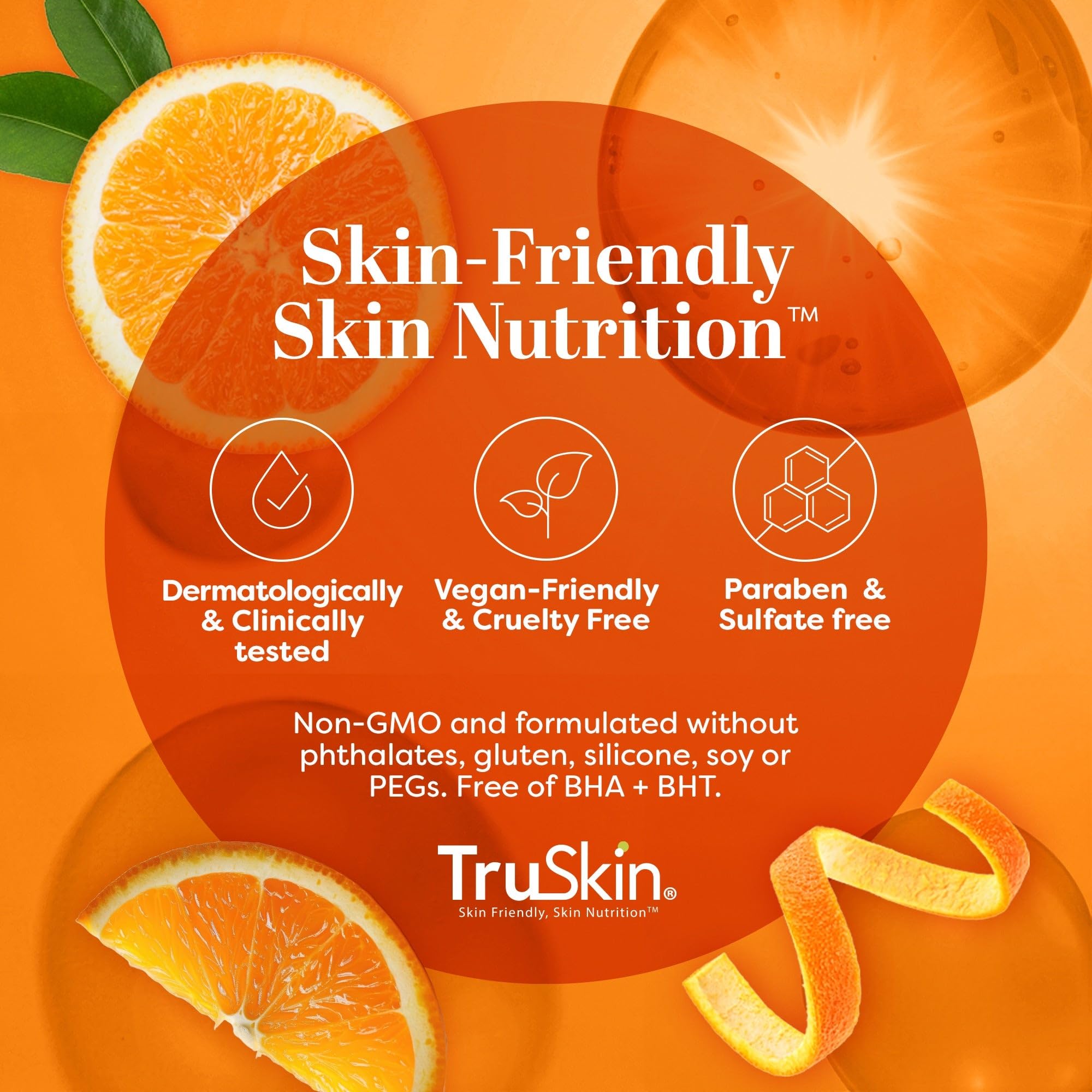 TruSkin Naturals serum vitamina C envase de 30 ml facilita la rutina.