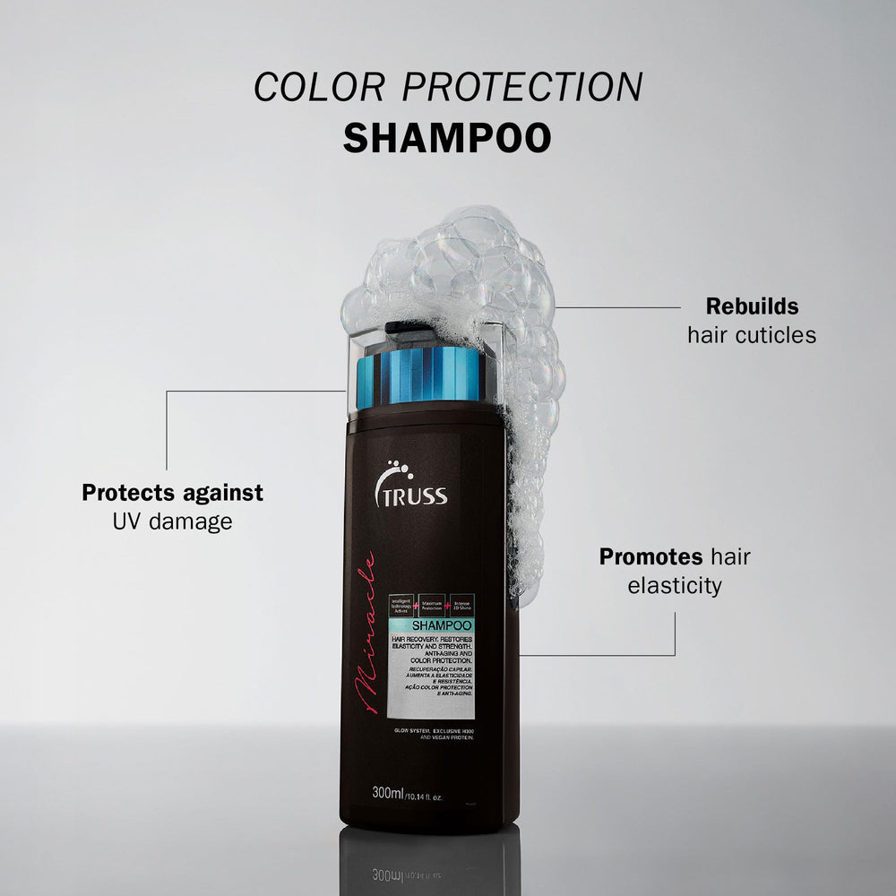TRUSS Miracle Champú protege el color para cabellos teñidos y vibrantes