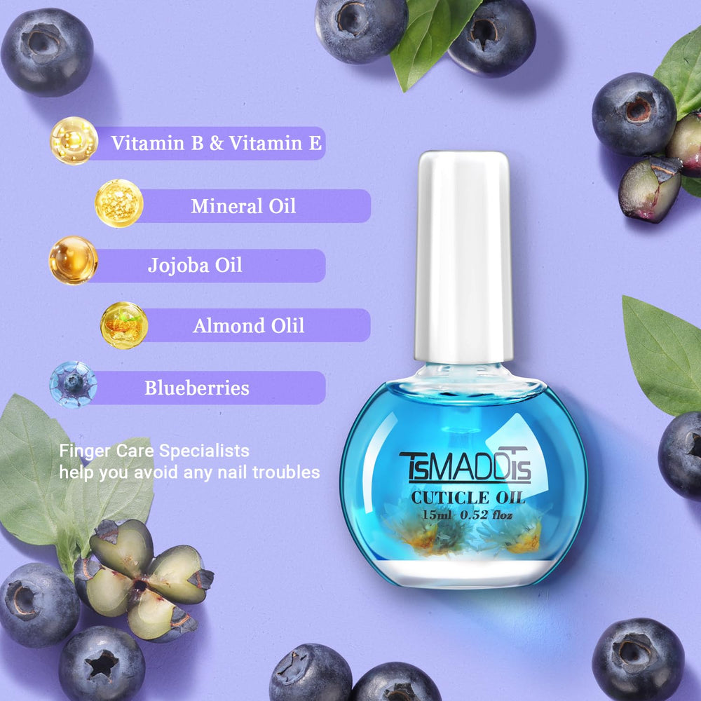 Aceite de cutícula TsMADDTs de 15 ml para hidratación y piel de uñas