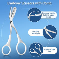 Afilador TsMADDTs para cejas con cuchilla segura y uso cómodo