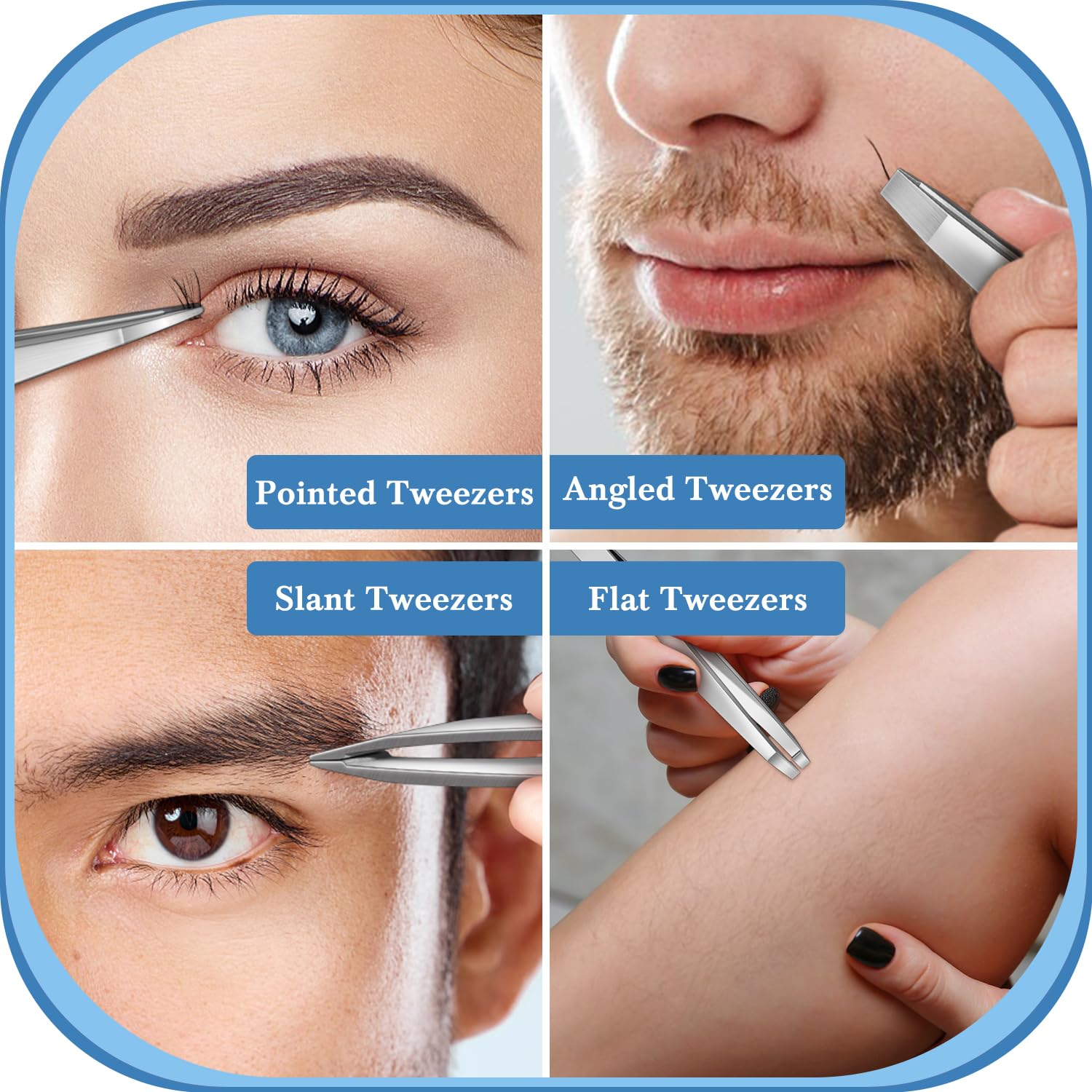 Estuche de viaje TsMADDTs para guardar el kit de cejas con estilo