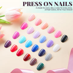 TsMADDTs glue and tools pack for quick nail application at home.