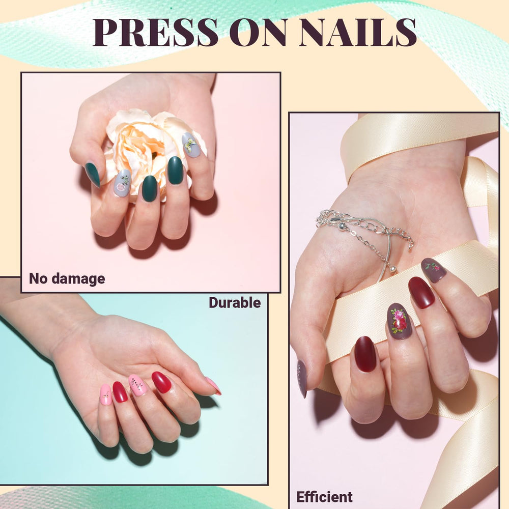 TsMADDTs quick-dry nail glue provides strong hold.