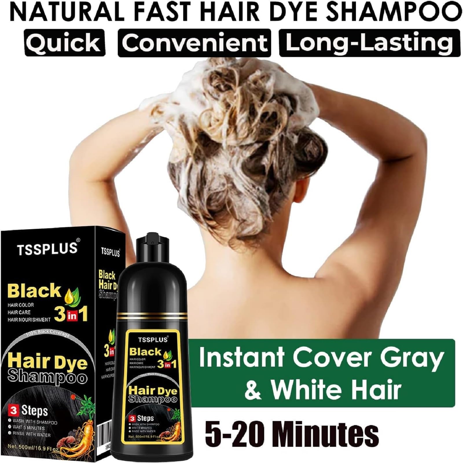 Extractos herbales naturales para cabello más suave