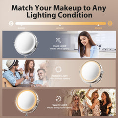 Tubbede con luz LED ajustable en 3 colores para diferentes ambientes.