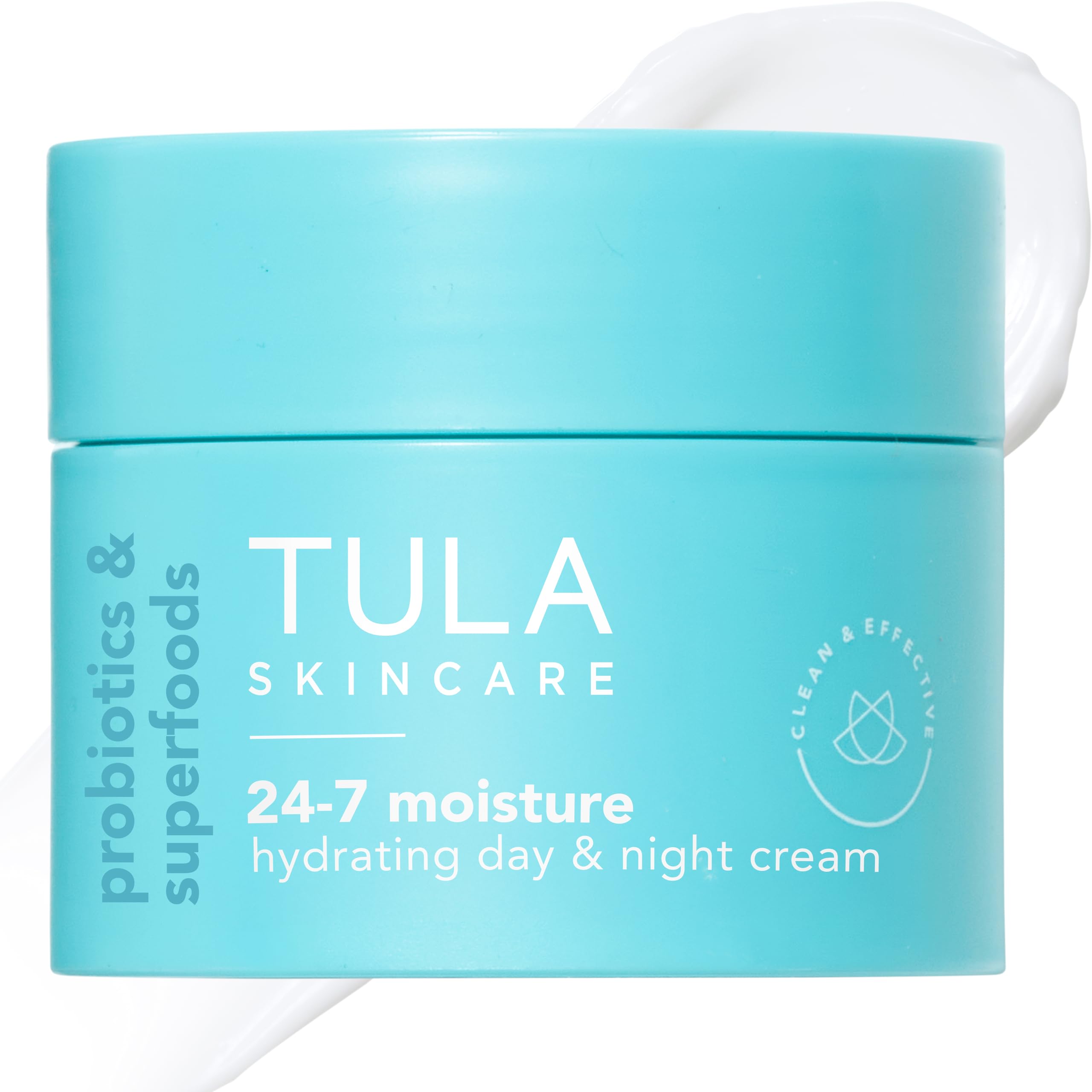 TULA 24-7 crème hydratante, voile léger offrant une hydratation durable.