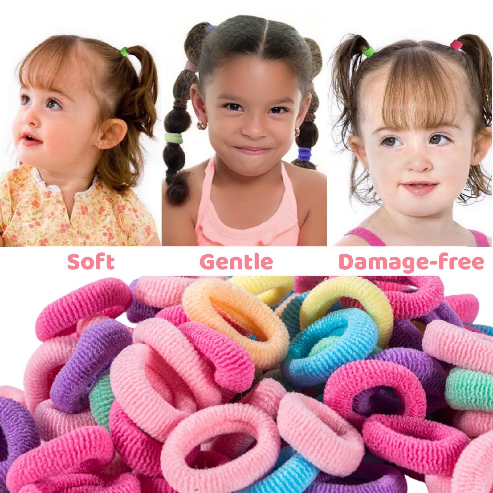 Tunbao útiles para sujetar meriendas o cabello, colorido y práctico