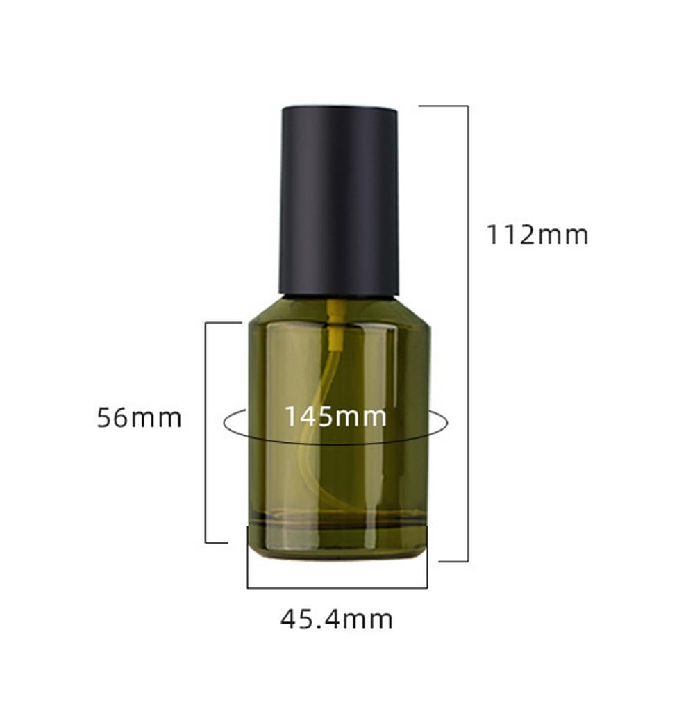 TUPSYBL vidrio ambar 60ml protección ultravioleta para conservar productos