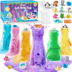 TUZT kit de bombas de baño para niños, experiencia lúdica y educativa en la hora del baño.