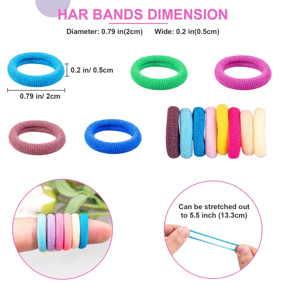 TVINLIK lazos cabello 400 piezas, práctico almacenamiento para casa y coche.