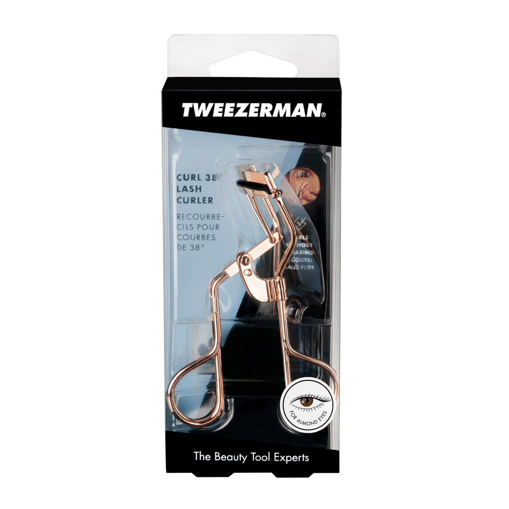 Rizador Tweezerman 38, efecto natural, realza la mirada.