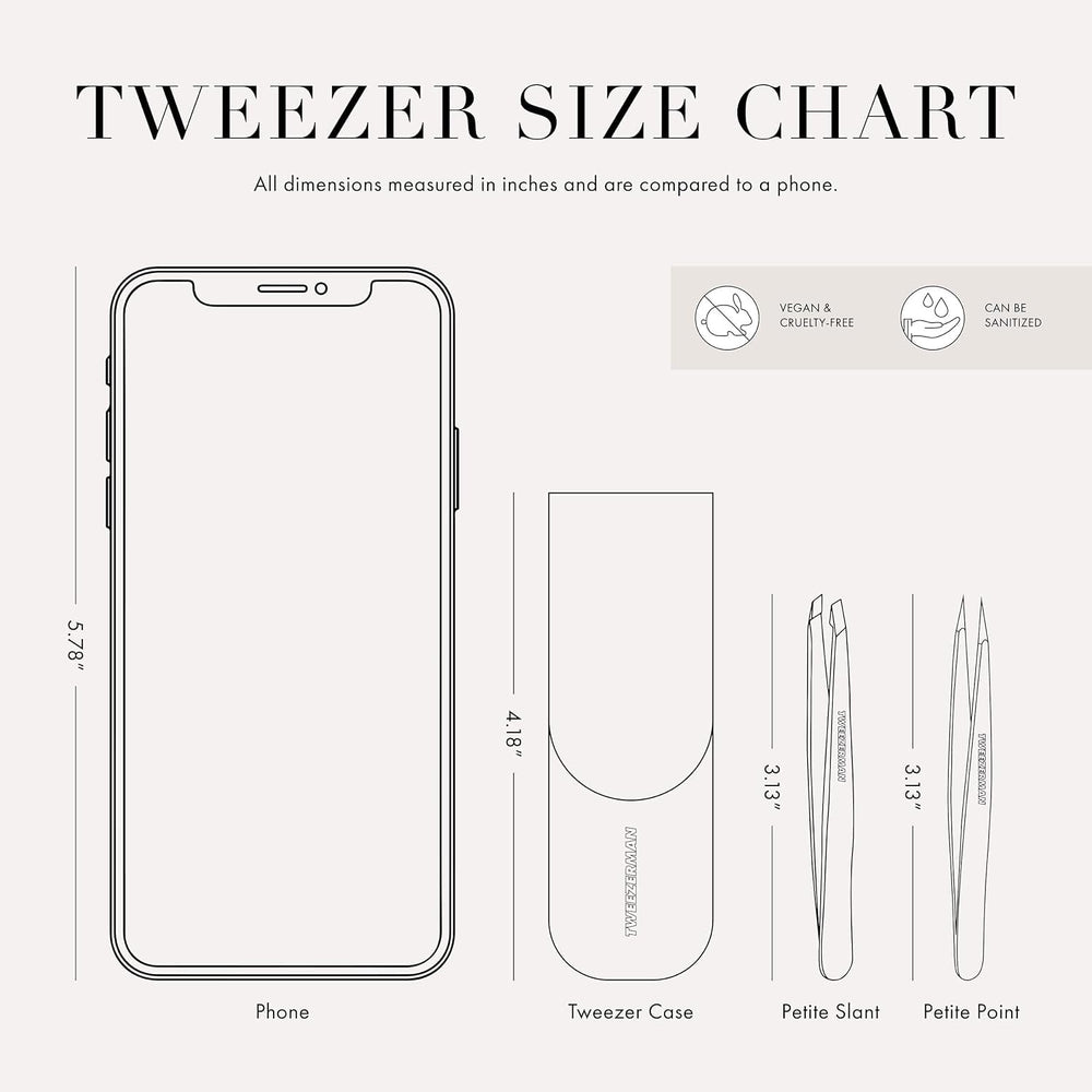 Tweezerman préparation des sourcils avec compresse chaude pour confort.