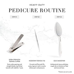 Tweezerman Sole Smoother: resistente al agua para uso seguro en ducha.
