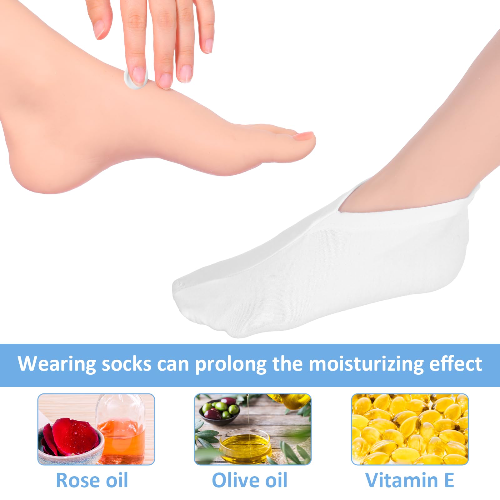 Calcetines elásticos de Tweruna noche: ajuste cómodo sin resbalones
