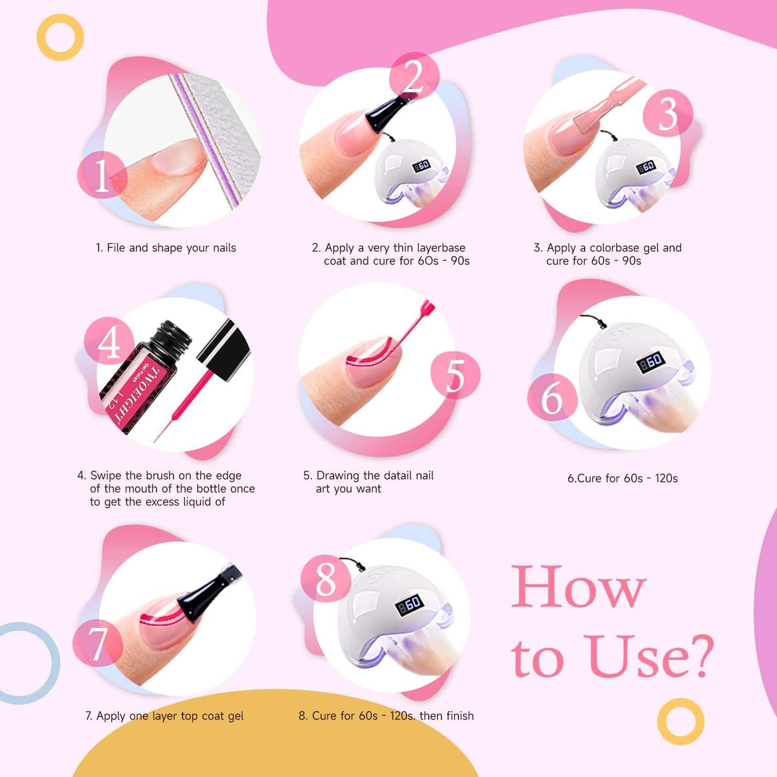 TwoEIGHT at-home manicure kit presented as a stylish gift idea.