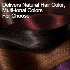 TYAYW cabello suave y brillante tras coloración con tono natural.