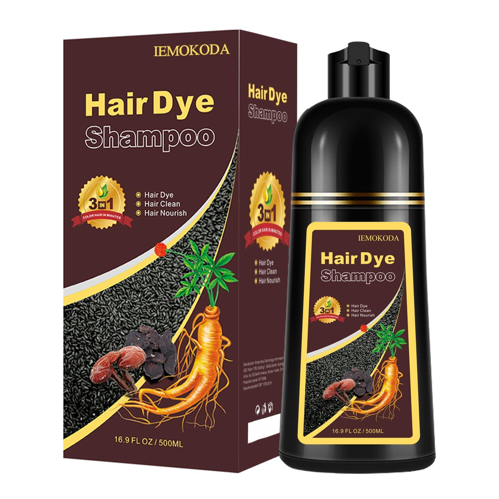 TYAYW vino rojo shampoo - aplicación para cobertura uniforme en casa