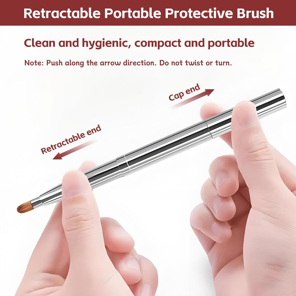 Regalo ideal de maquillaje con la brocha uadbau para labios y sombras.