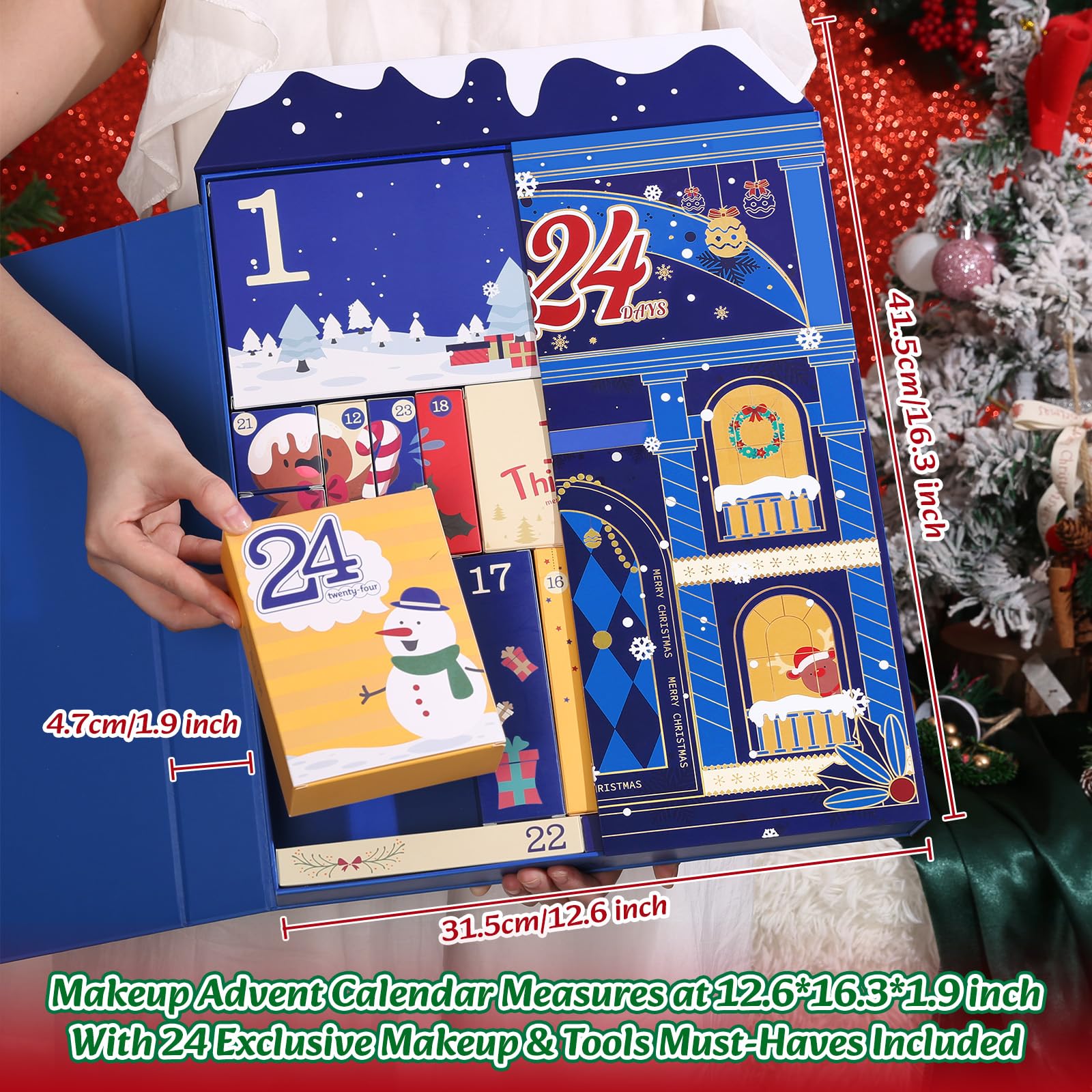 Empaque-regalo navideno UCANBE, ideal para regalo de belleza.