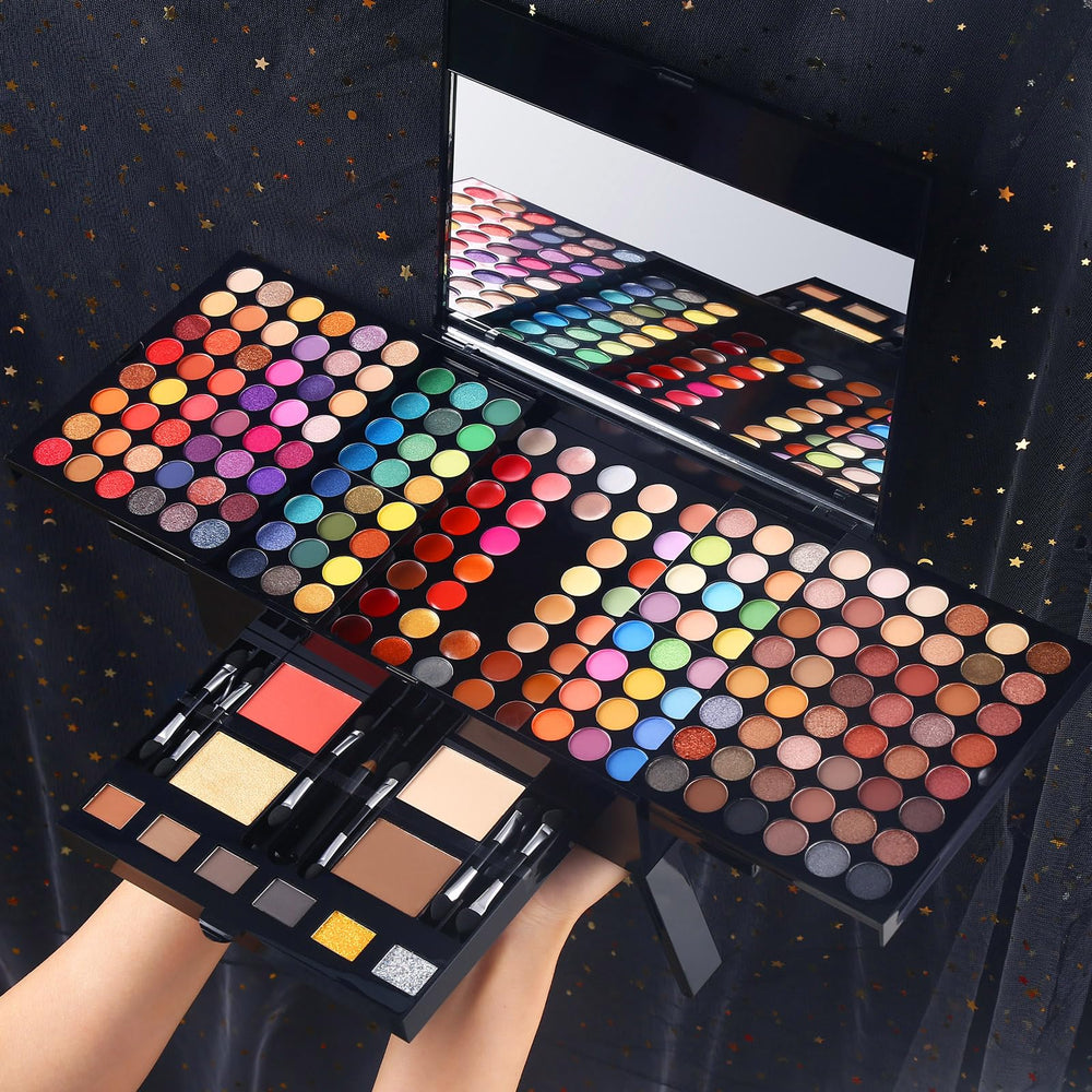 UCANBE Kit Maquillaje Todo en Uno: estuche compacto para viaje y retoques