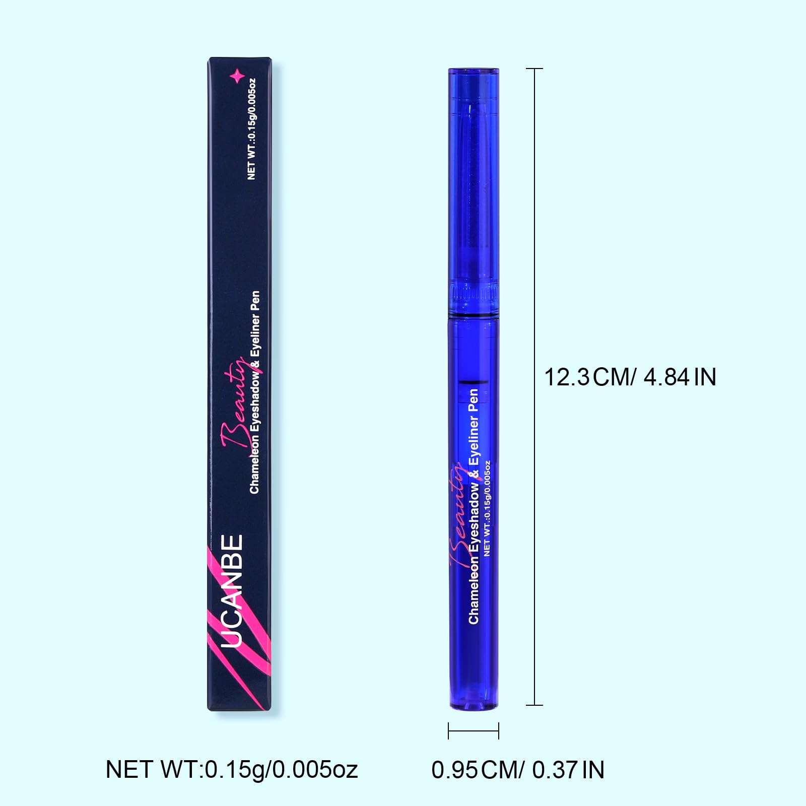 UCANBE Lápiz gel multicromático ofrece contraste intenso y brillo duradero.