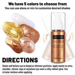 UCANBE Luminador Líquido Bronceador: aporta brillo sutil y textura ligera sin grasa.
