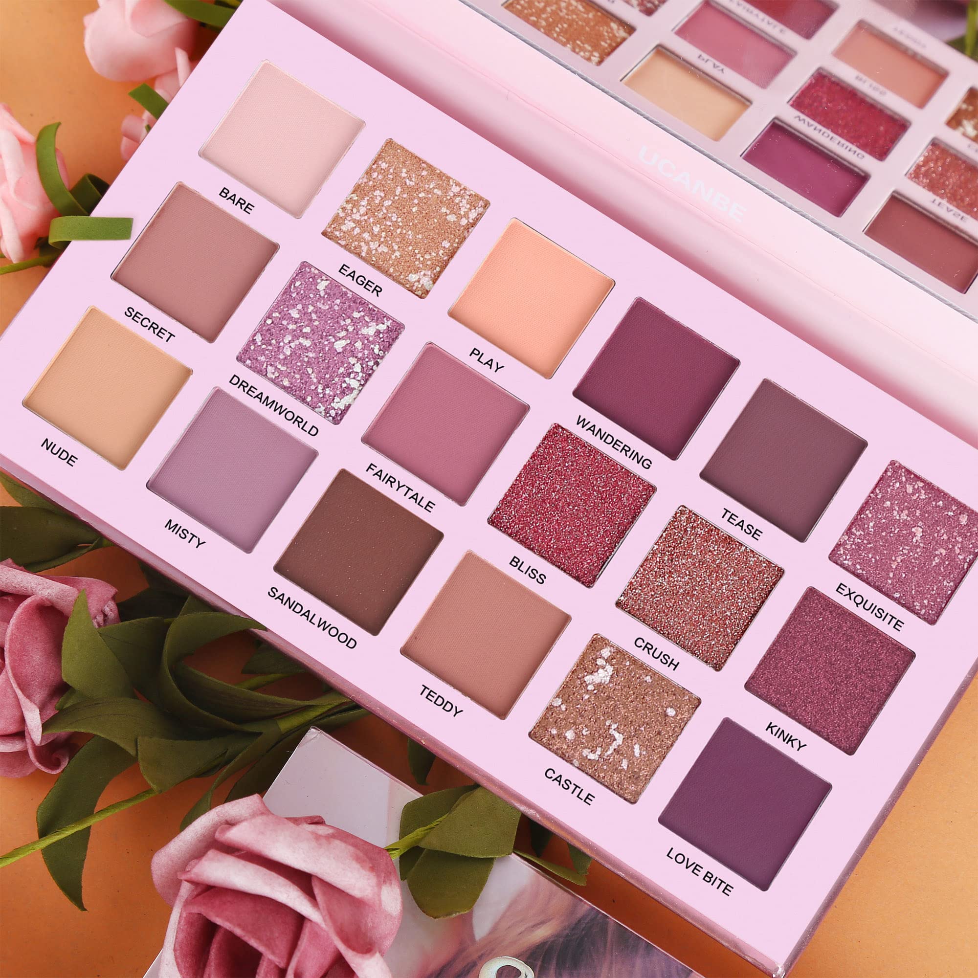 UCANBE Paleta neutras: regalo perfecto gracias a estuche elegante y espejo.