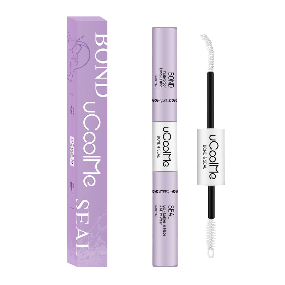 ucoolme adhesivo y sellante para pestañas: botella de 10 ml para fijación duradera