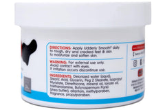 Udderly Smooth aplicación diaria para pies, mejora suavidad con uso constante.