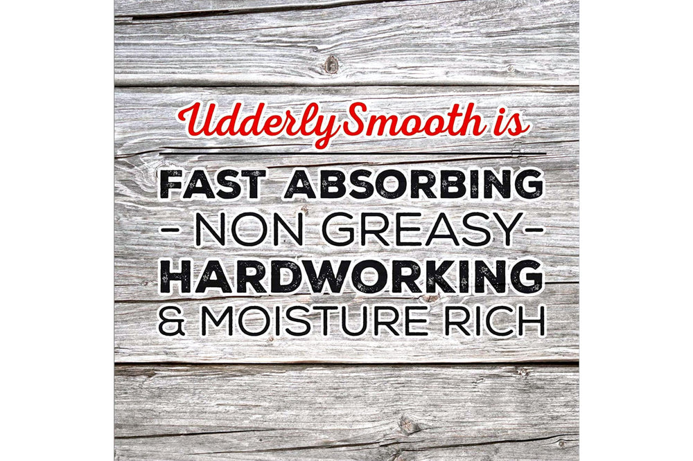 Udderly Smooth hecho en EE. UU., farmacéutico certificado garantiza calidad.
