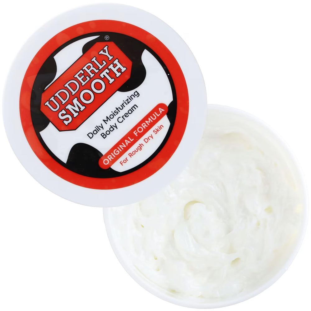 Udderly Smooth crema original, envase de tres frascos para hogar.