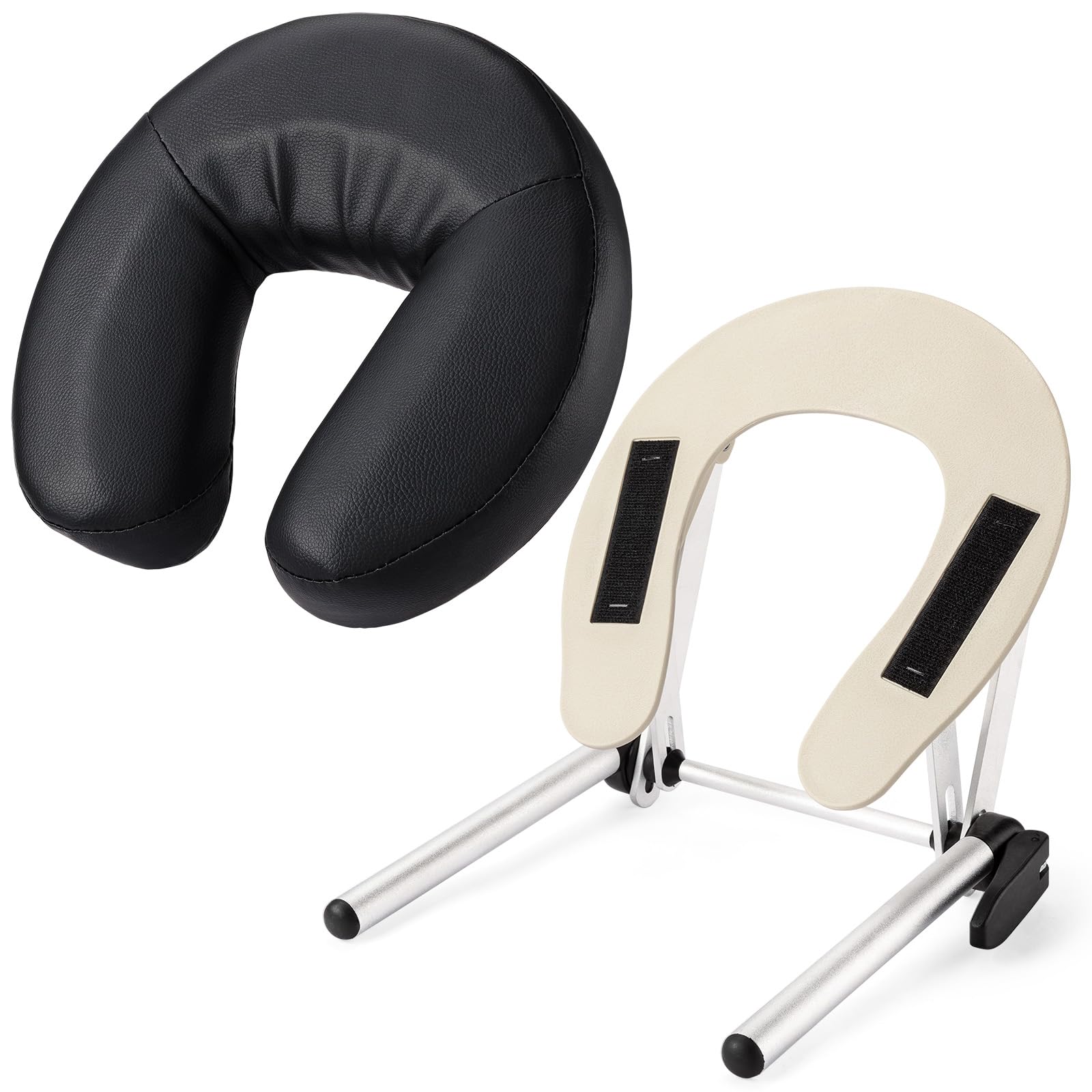 Udefineit almohada reposacabezas cuero sintético PU suave y resistente a manchas