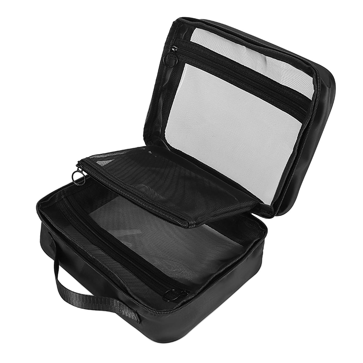 Bolsa de aseo transparente UEOE con aprobación TSA para viajar.