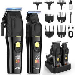 Cortapelos Ufree profesional inalámbrico en kit, listo para uso en casa