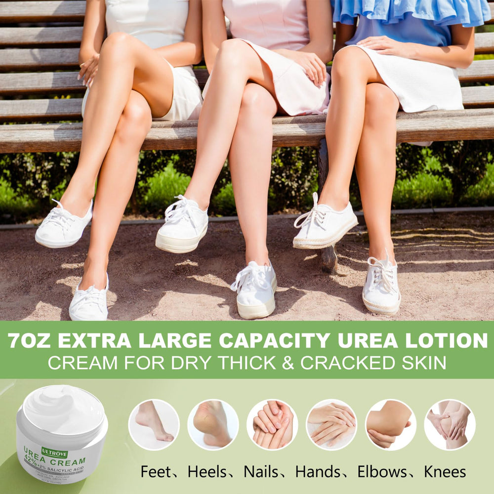 Envase grande de Ultrove Urea Cream 42% ofrece buen rendimiento.