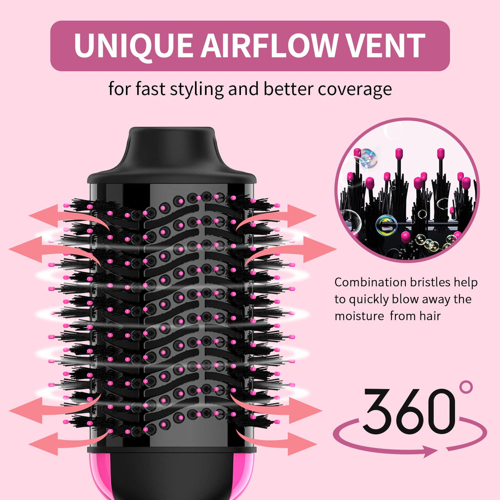 Umeely flujo de aire 360° para un peinado uniforme