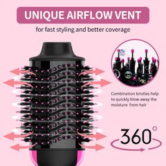 Umeely flujo de aire 360° para un peinado uniforme