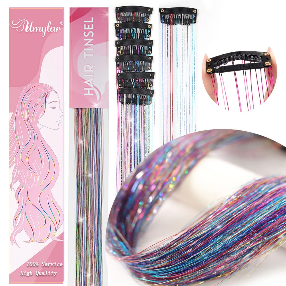 Extensiones de brillo Umylar con gancho metálico para montaje rápido