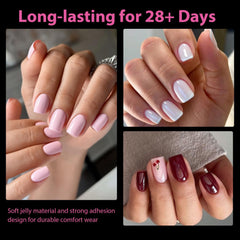 UNA GELLA tips come in 12 numbered sizes for a precise fit and natural look.