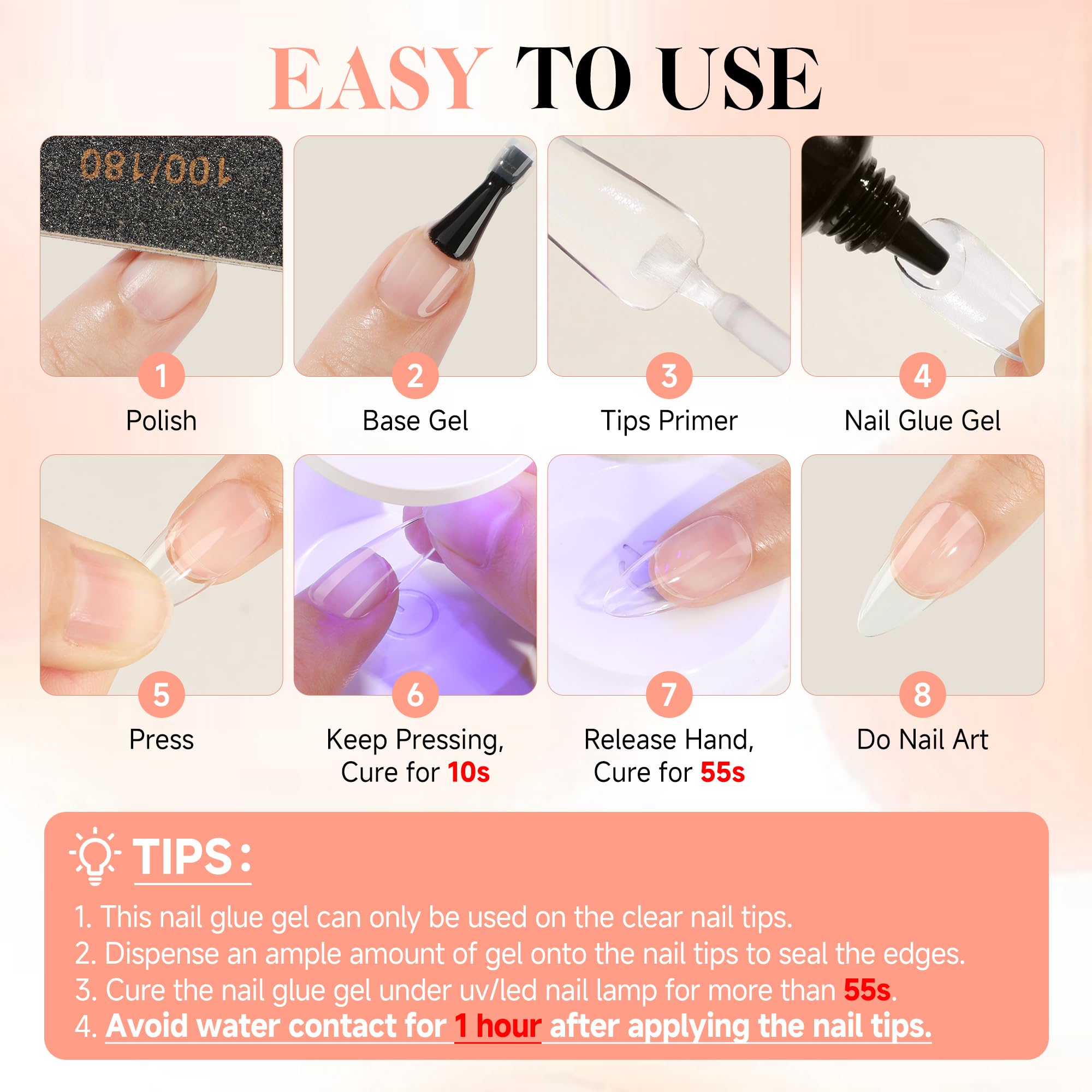 UNA GELLA gel para fijar piedras y brillos