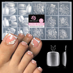 Puntas UNA GELLA de dedo, cubiertas completas para uñas de pie, duraderas para uso casero.