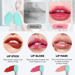 Silicona de Unaone, fácil de limpiar y reutilizable para labios.