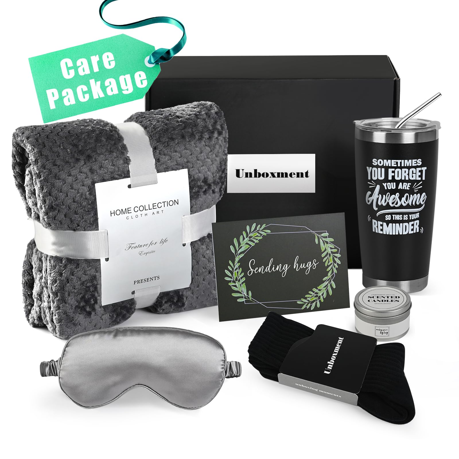 UNBOXMENT eye mask for restful sleep during recovery