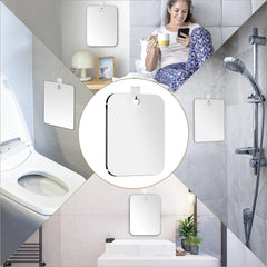Espejo de ducha UNBREAKABL MIRO de 10.7x8 pulgadas para afeitado detallado