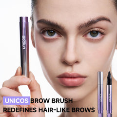 Unicos brocha angular cejas facilita definición precisa.