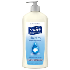 Unilever Suave Skin Solutions Advanced Therapy, botella de 18 oz para hidratación diaria.
