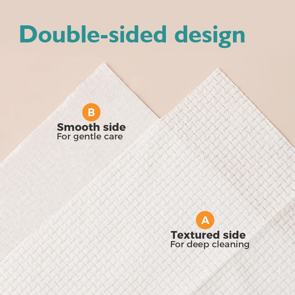UNIMADE: toallitas faciales suaves para piel sensible, ideal para limpieza suave.