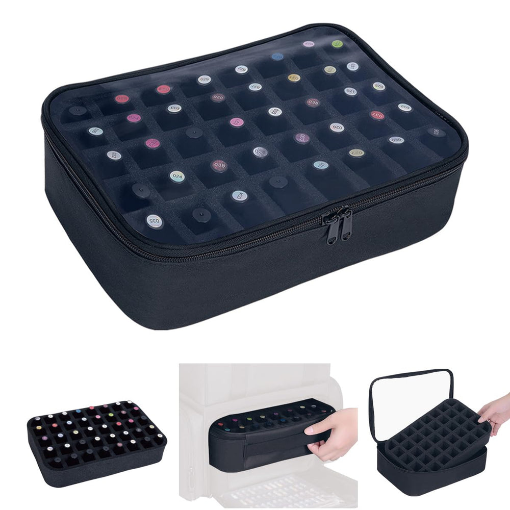 UOZL Organizador de esmaltes: capacidad para 40 botellas, ideal para orden y acceso rápido.